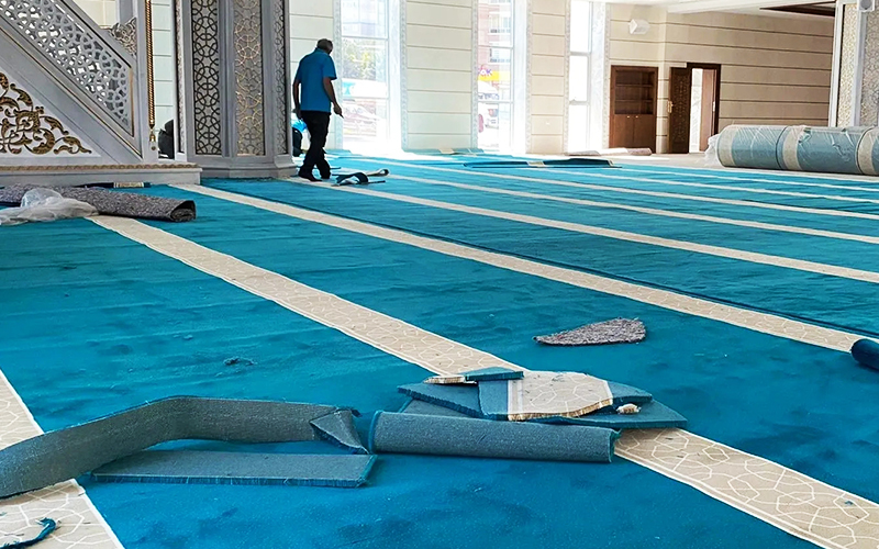Cami Halısı ve Halı Döşeme Hizmetleri ile Mekânlarınıza Estetik ve Konfor Katın